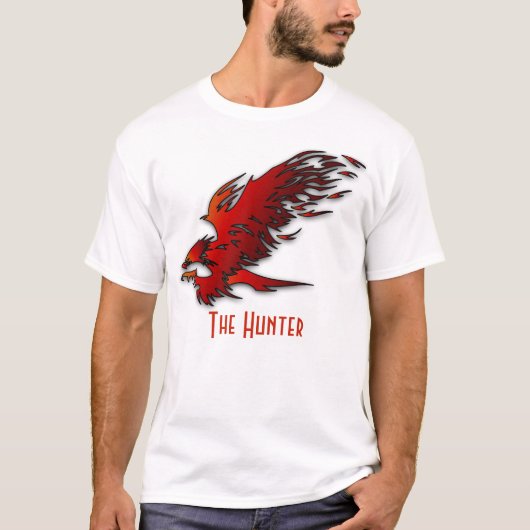 Het Hunter Eagle ontwerp Mannen T-shirt (Voorkant)
