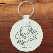 Het huwelijk bewaart de Botanische Munt van de Kal Sleutelhanger (Voorkant)