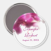 Het huwelijk bewaart de Datum Magnet Magneet (Voorkant / Achterkant)