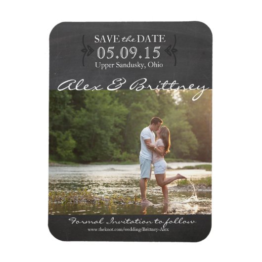 Het huwelijk bewaart de Datum Magnet Magneet (Verticaal)