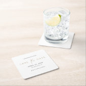 Het huwelijk bewaart het Onderzetter van de Datum  (Insitu)