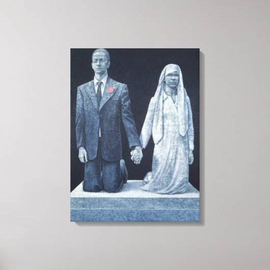 Het huwelijk canvas afdruk (Voorkant)