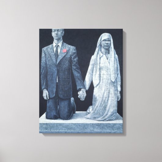 Het huwelijk canvas afdruk (Voorkant)