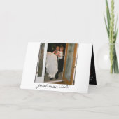 Het huwelijk dankt u kaardt bedankkaart (Achterkant)