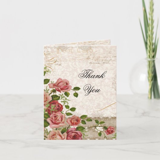 Het huwelijk dankt u nota neemt van Kaart - de (Voorkant)