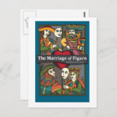 Het huwelijk in Figaro, Opera Briefkaart (Voorkant / Achterkant)