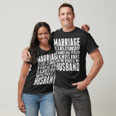 Het huwelijk is een Relatie dat altijd recht heeft T-shirt (Unisex)