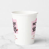 Het huwelijk is klote! Grappig echtscheiding aanko Papieren Bekers (Rechts)