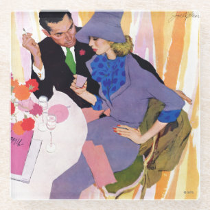 Het huwelijk is niet voor mij. glazen onderzetter