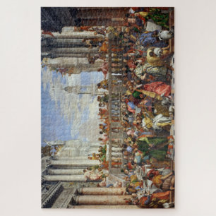 Het huwelijk op Cana   Paolo Veronese schilderij Legpuzzel