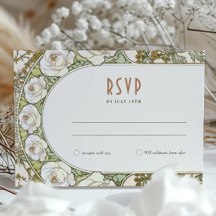 Het huwelijk RSVP Tussenvoegsel  Kunst Nieuwe door Kaart