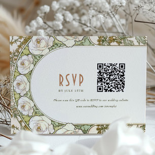 Het huwelijk RSVP Tussenvoegsel  Kunst Nieuwe door Kaart