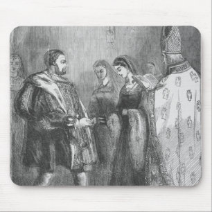 Het huwelijk tussen Henry VIII en Catherine Parr Muismat
