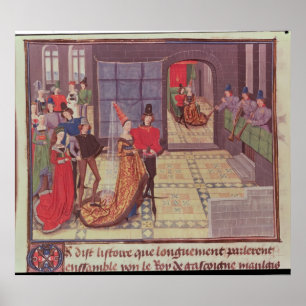 Het huwelijk tussen Renaud de Montauban en Poster