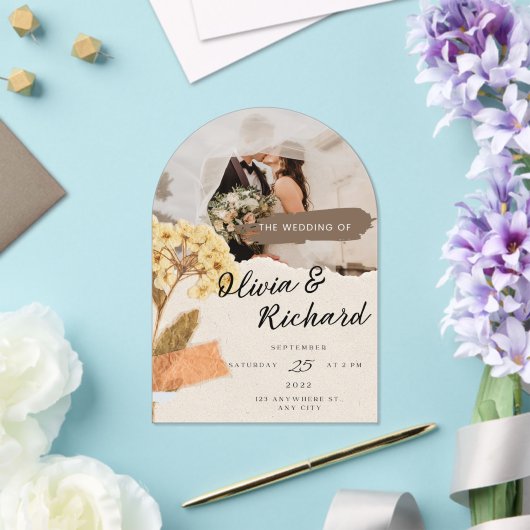 Het huwelijk van acryl uitnodigingen (Insitu (Huwelijk))