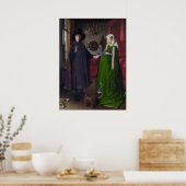 Het huwelijk van Arnolfini (door Jan van Eyck) Poster (Keuken)