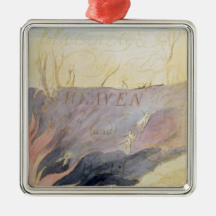 Het huwelijk van de hemel en de hel metalen ornament