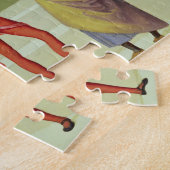 Het huwelijk van de Maagd, de details van vier man Legpuzzel (Zijkant)