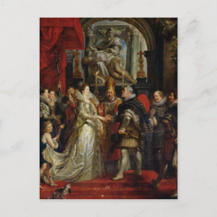 Het huwelijk van de Volmacht Briefkaart