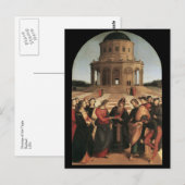 Het huwelijk van Raphael met het Briefkaart van de (Voorkant / Achterkant)