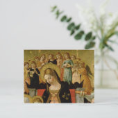 Het huwelijk van Sint-Catherine van Siena Briefkaart (Staand voorkant)