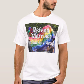 Het huwelijk verdedigen t-shirt