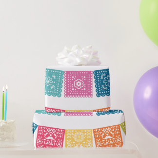 Het huwelijk - Weddenschap Papel Picado Wedding Cadeaupapier