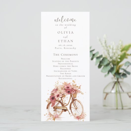 Het huwelijksprogramma van Parisienne (Staand voorkant)