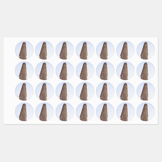 Het iconische Flatiron gebouw Labels (Vel)