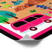 Het iconische Landmarks & Wildlife Poster van Aust (Hoek)