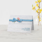 het idee van de poolse krant polka dot ribbon voor kaart (Gele Bloem)