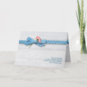 het idee van de poolse krant polka dot ribbon voor kaart