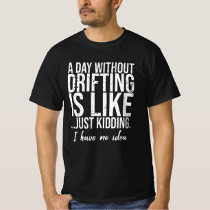 Het idee van een grappig geschenk t-shirt