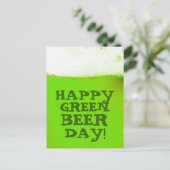 Het Ierse Gelukkige Groene Briefkaart van de Dag (Staand voorkant)