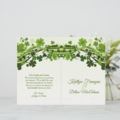 het ierse Shamrock - weddenschapsprogramma (Staand voorkant)