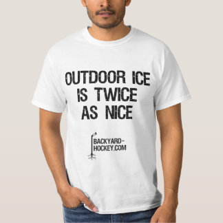 "Het ijs in de buitenlucht is twee keer zo mooi" T-shirt