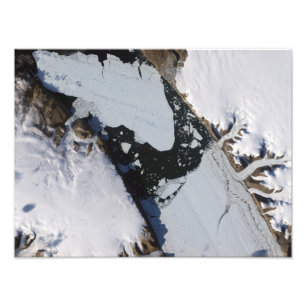 Het ijseiland foto afdruk