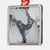 Het ijseiland metalen ornament (Links)