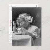 Het ijsschrale meisje briefkaart (Voorkant / Achterkant)