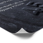 Het ijzer zelf roept mannen op. poster (Hoek)