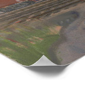 Het IJzeren Paard – Kulhanek Train Art Poster (Hoek)