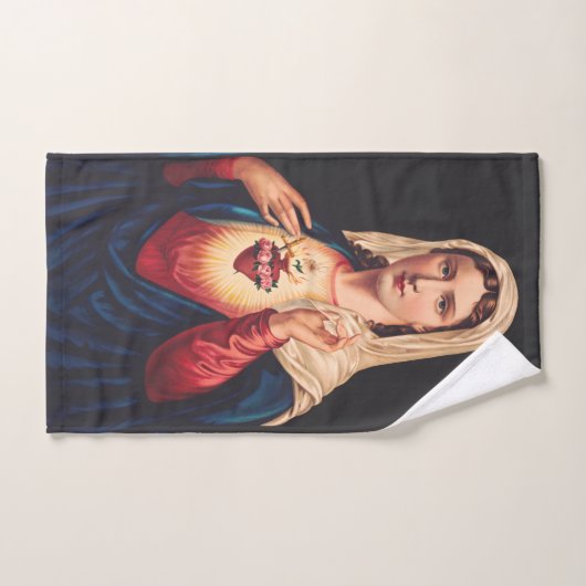 Het immaculair hart van Mary Bad Handdoek (Handdoek)