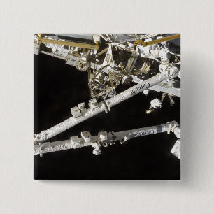 Het in Canada gebouwde ruimtestation Vierkante Button 5,1 Cm