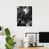 Het in de Bomen schijnen Poster (Thuiskantoor)