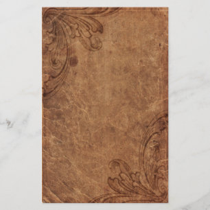 Het in reliëf gemaakte Leer kijkt   Briefpapier