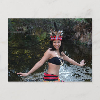 Het Indische Dansen van de Vrouw Briefkaart