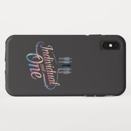 Het individuele collectief Case-Mate iPhone case (Achterkant (horizontaal))