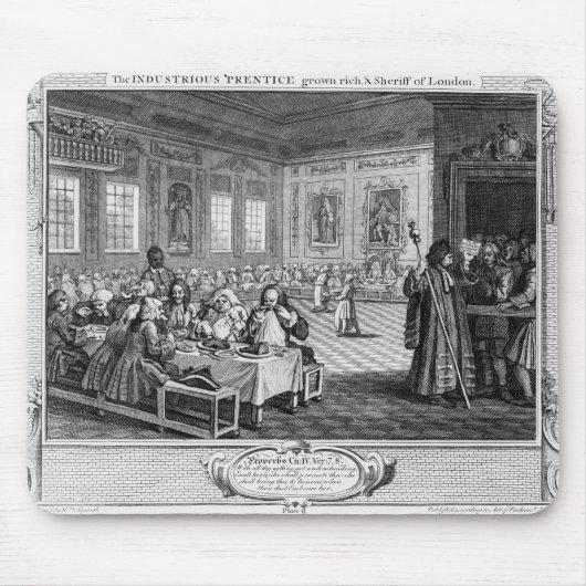Het Industriële 'Prentice Grown Rich' Muismat (Voorkant)