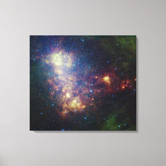 Het infraroodportret onthult de sterren en het sto canvas afdruk (Voorkant)
