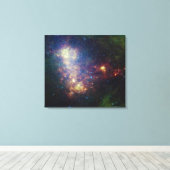 Het infraroodportret onthult de sterren en het sto canvas afdruk (Insitu (Houten vloer))
